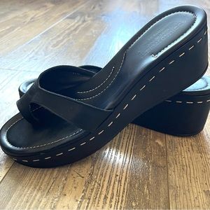 Donald J Pliner Salya Wedge Sandal SZ 8/8.5